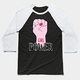 GRL POWER Baseball T-Shirt